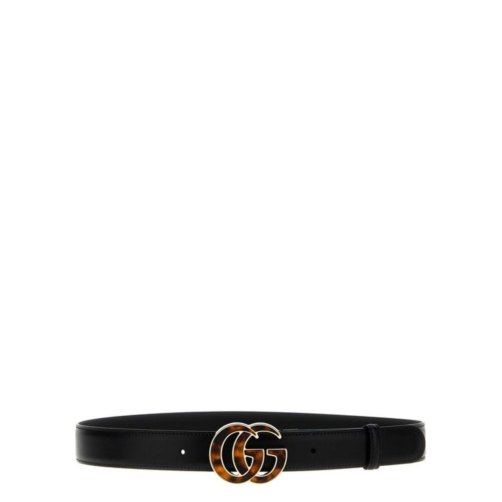 Gucci Black Calfskin Regular Women's Belt
